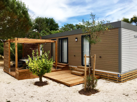 Terrasse en bois Quicktec pour camping