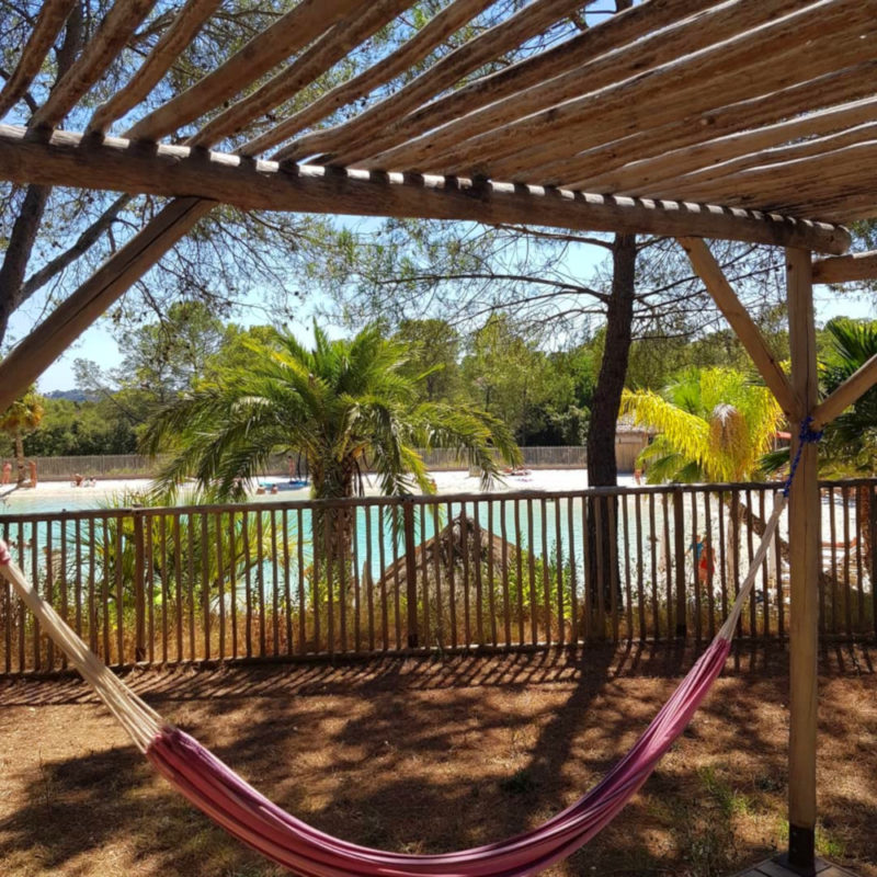 Pergola zen en eucalyptus