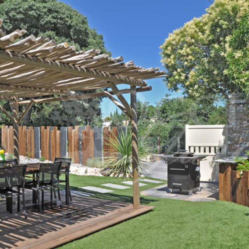 Pergola en eucalyptus - Béziers