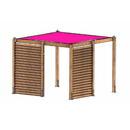 pergola éole textile