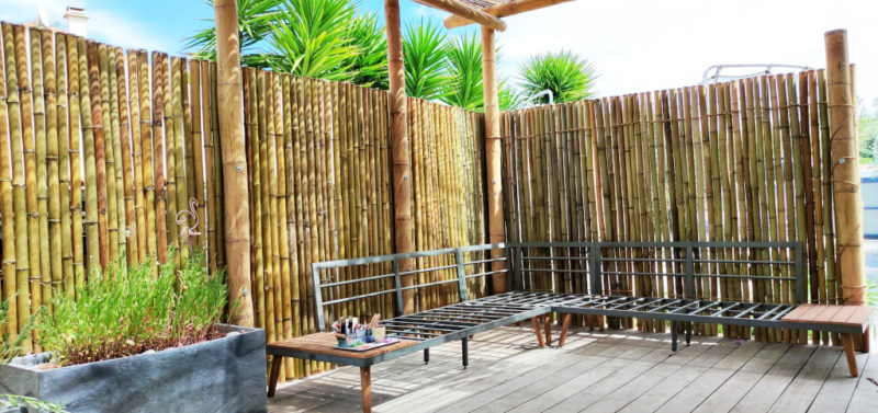 Lot De 12 Torches De Jardin En Bambou - Décoration Extérieure Pour Fêtes Et Ambiance