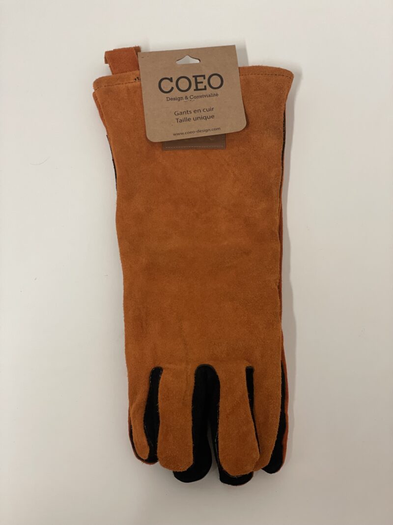 Gants en cuir pour barbecue