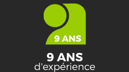 icone artisan 9 ans d'expérience