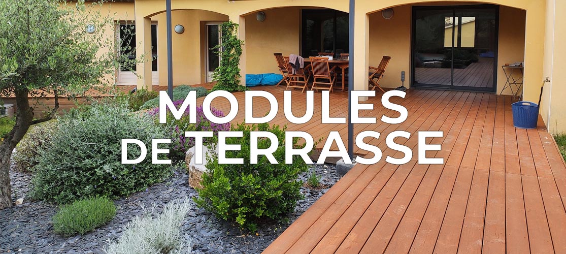 modules de terrasse en kit