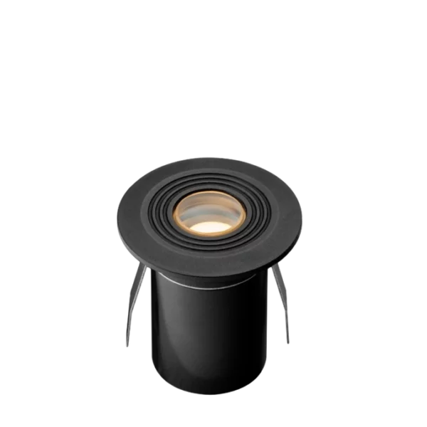 Spot LED encastré Onyx 30 RA 12V aluminium anthracite vue produit détaillée