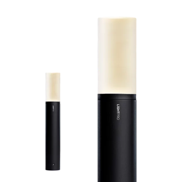 Borne LED dimmable 12V Oberon Lo 42cm aluminium anthracite détail