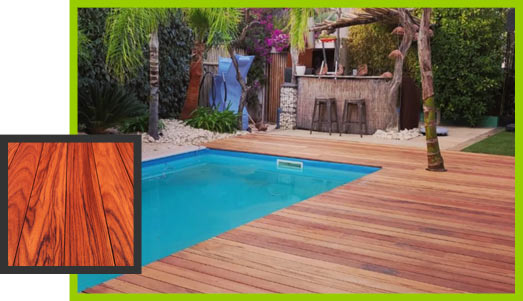 bois exotique pour terrasse en Muiracatiara
