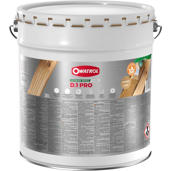 Saturateur bois exotiques D1 Pro Owatrol 20L finition mat huilé