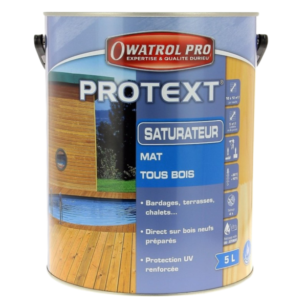 Bidon 5L saturateur bois Protext Owatrol finition mate